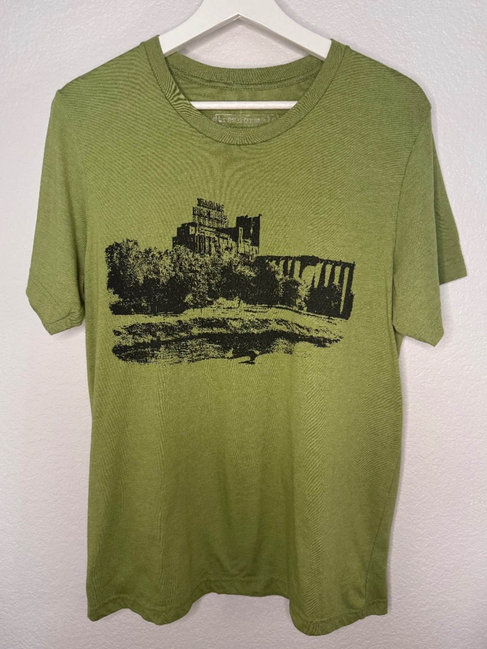 Tresnormale Montreal "Farine Five Roses" Graphic Tee in Green - Unisex size L